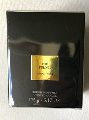 Giorgio Armani Armani Privé Thé Yulong Duftkerze 175 g Schwarz, duftend