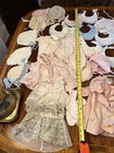 20 PCs Vintage Doll Clothes Bonnets French Bisque Compo Tlc — photo 4