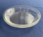 Set Of 2 Vintage PYREX Clear Glass Pie Plates #208