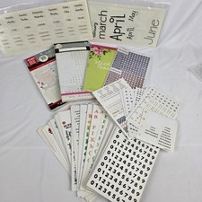 Huge lot of HAPPY PLANNER Stickers with Icons, Numbers, Months, and Letters