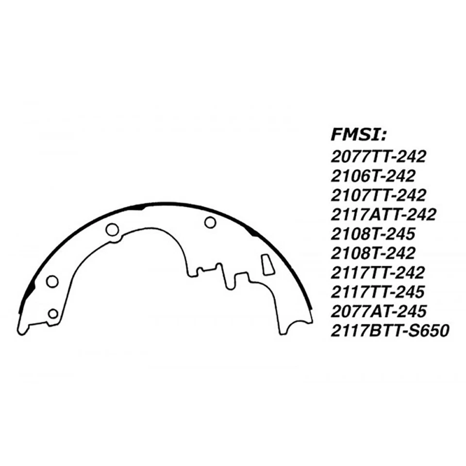 Tambores y zapatas de freno trasero repuesto OE para Chevrolet El Camino 1967 1968 1969 Foto 2 de 4