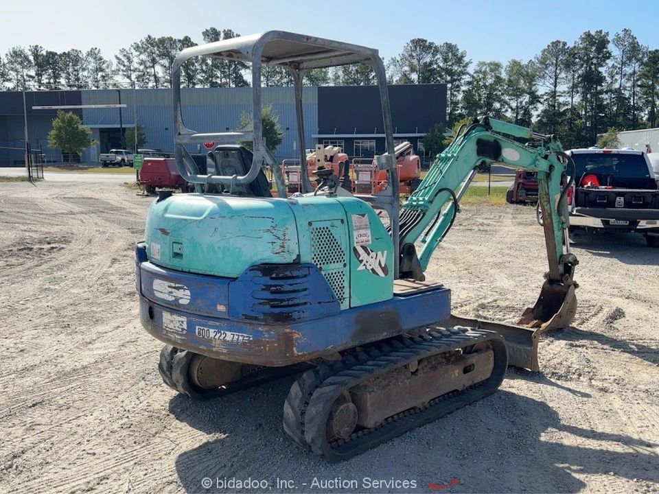 IHI 28N-2 迷你挖掘机橡胶轨道反铲片 Aux Hyd Bucket bidadoo — 第 4/4 张图片