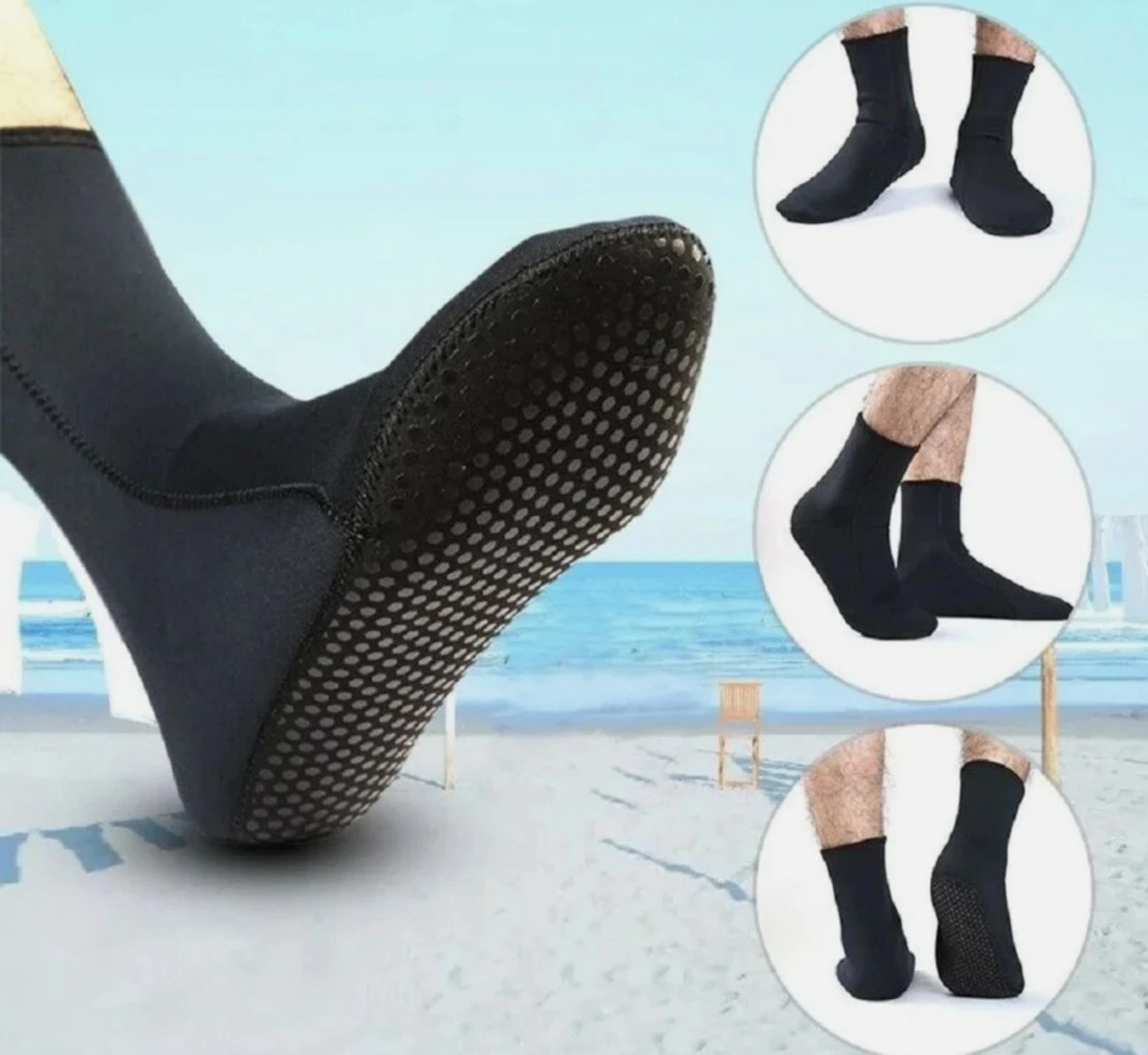 3mm Neoprene Wetsuit Socks Non-Slip Surf Swim Diving Beach Water Sports Boots