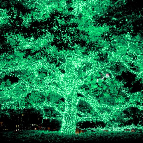 Solar String Lights 36 FT Waterproof Green Solar Xmas Light Outdoor Tree 8Pcs - Picture 9 of 9