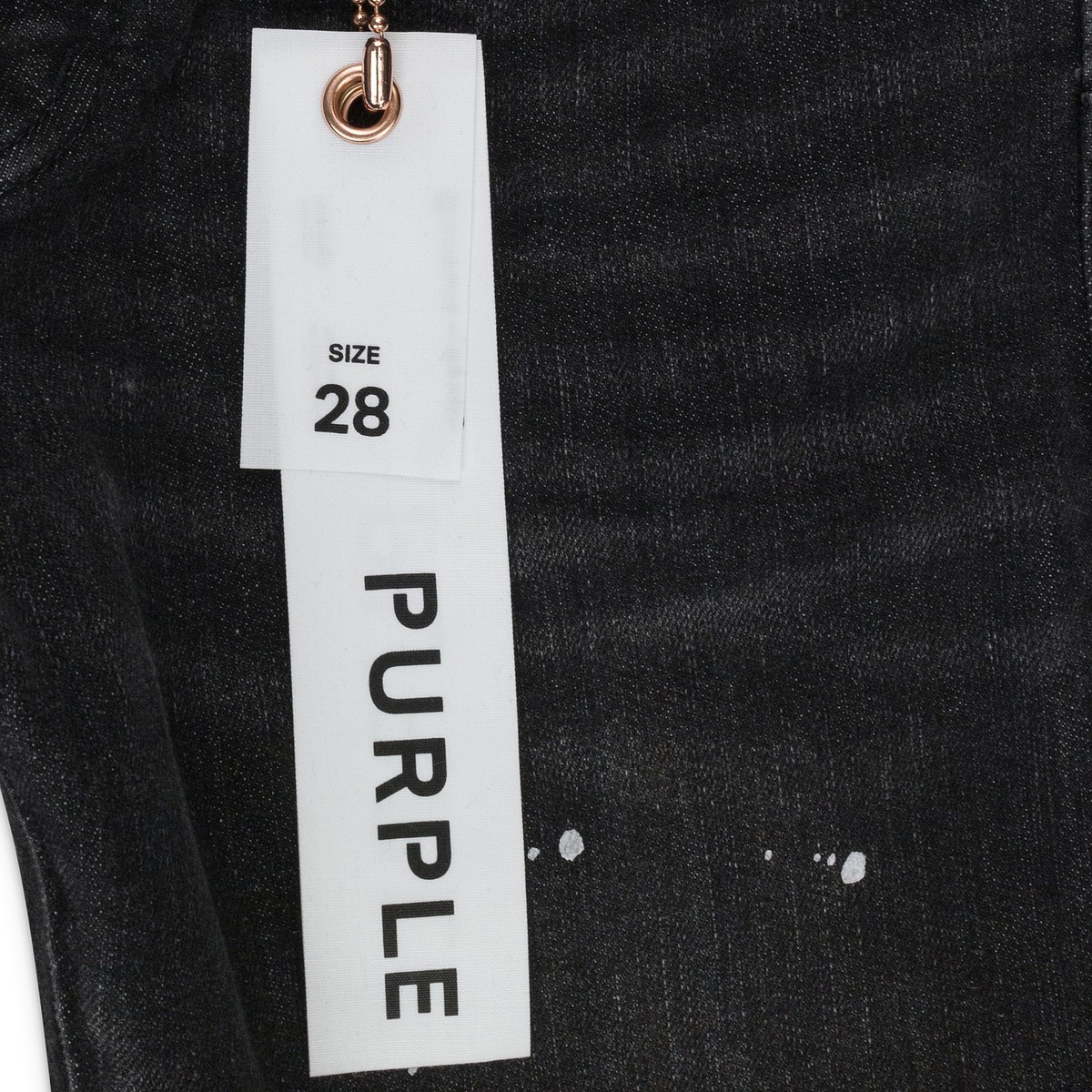 NWT PURPLE BRAND BLACK OVER SPRAY SKINNY JEANS SIZE 38 $265 | eBay
