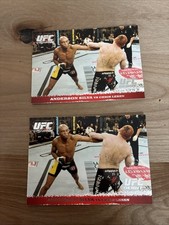 Andreson Silva 2009 Topps UFC RD1 RC 2card