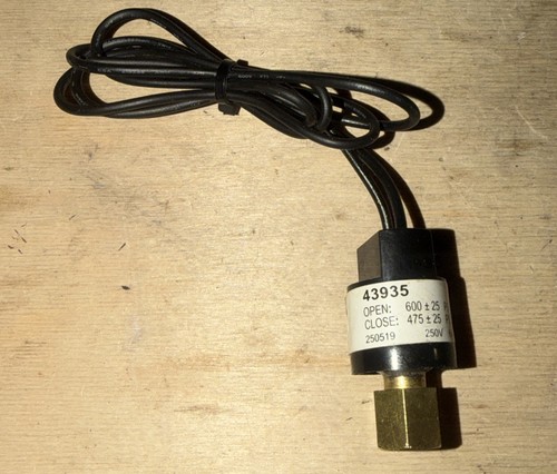 Jard 43935 Pressure Switch Open 600-475 Close USED **TESTED**