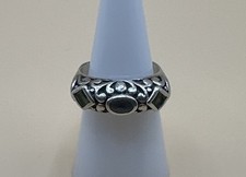 Vintage 925 Sterling Silver Multi Stone Ring / Size 7.25