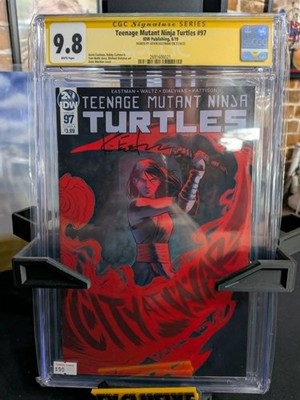 Teenage Mutant Ninja Turtles #x97 CGC Graded 9.8 Signed by Eastman Variant