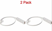 Amazon Basics 3-Prong Indoor Rectangle Extension Cord Power Strip, Flat Plug