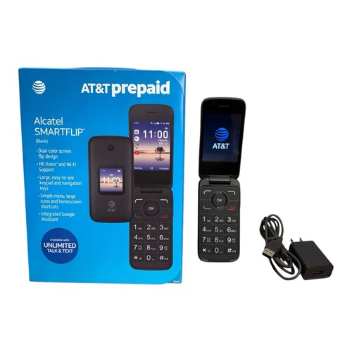 Alcatel SMARTFLIP | 4052R | 4G LTE | 4GB | Flip Phone With Google Assistant AT&T - Picture 9 of 13