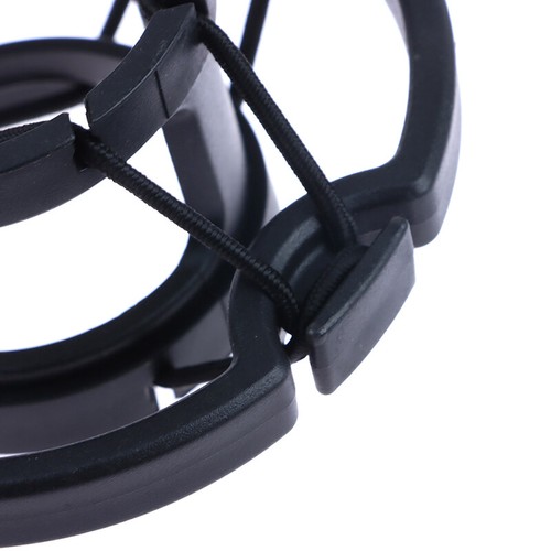 Shock Mount Holder Studio Recording Bracket For Large Mic Clip Black AT - Afbeelding 7 van 12