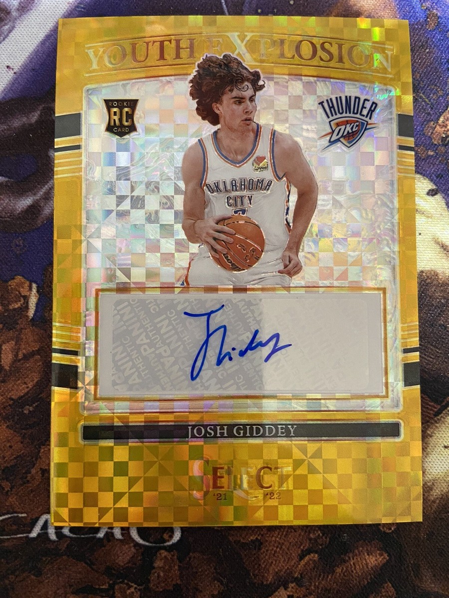 Josh Giddey RC auto /249シリ select Josh Giddey RC auto /249シリ select