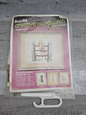 Vtg Bucilla Creative Needlecraft Holly Hobbie Garden Gate 18x22 2170 New NOS