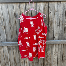 JoAnn’s sleeveless dress Bahamas pockets one size.