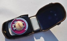 1960s USSR Soviet Russia Exponometer Original Leather Case Old Photography