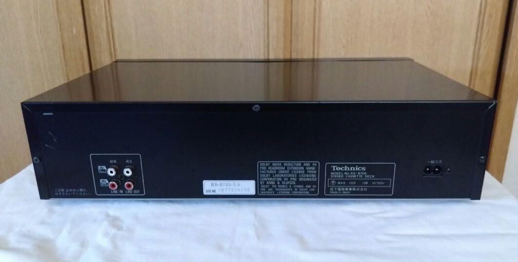 Technics RS-B705 カセットデッキ Yahoo!オークション - テクニクス RS-B705 カセットデッキ Technics