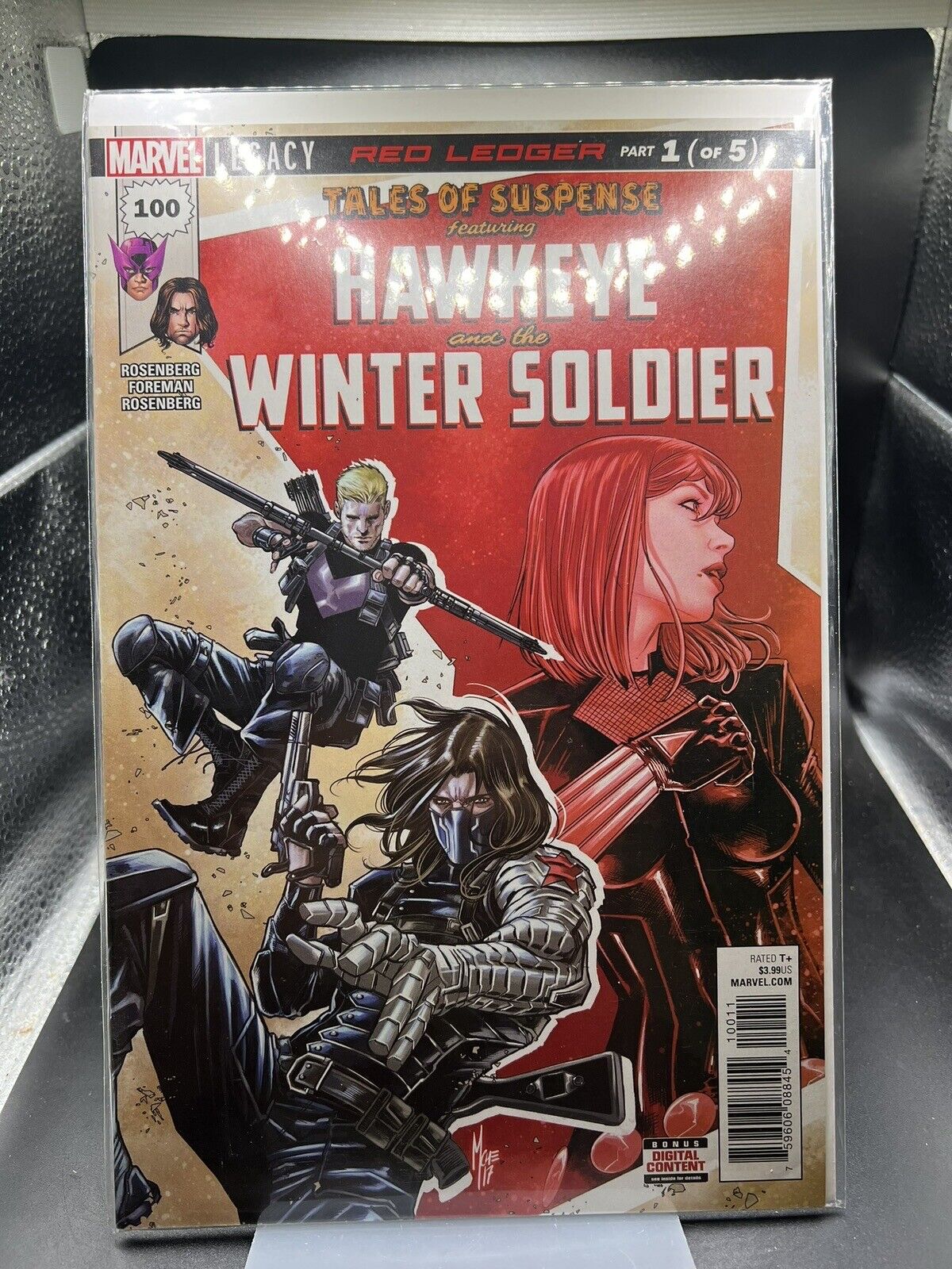 Tales Of Suspense #100 Hawkeye Winter Soldier Black Widow Marvel Comics 2018