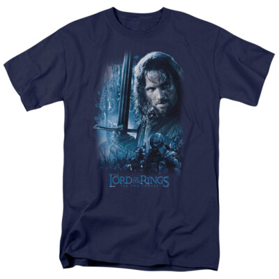 The Lord of the Rings King in the Making Men's Licensed T-Shirt S-5XL Two Towers
