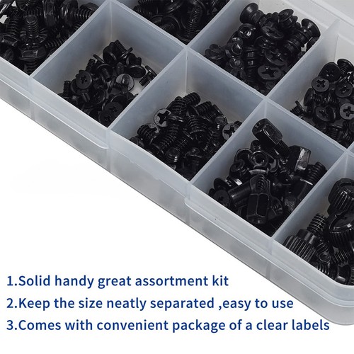 Computer Screws Standoffs Kit Universal Motherboard Alloy Steel 400 Pcs/Set - Afbeelding 12 van 13
