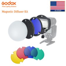 US Magnetic Flash Honeycomb Dome Color Filter Kit Fr AD200 V860III TT685II TT600