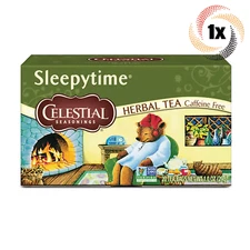 1x Box Celestial Seasonings Sleepytime Night Herbal Tea | 20 Bags Each | 1oz