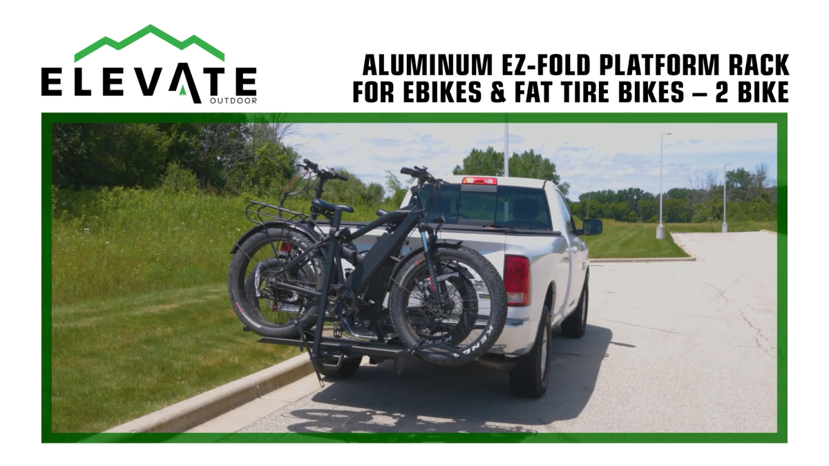Elevate Outdoor EZ-Fold Platform Rack for E-bikes & Fat Tire Bikes