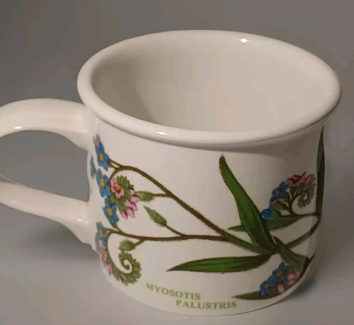 Vintage Portmeirion Botanic Gardens Forget-Me-Not Mugs Cups Pottery England