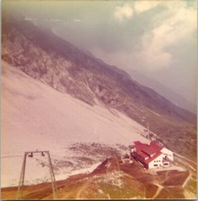1972 Innsbruck Austria Alps Mountains Vtg Original Color Snapshot Found Photo