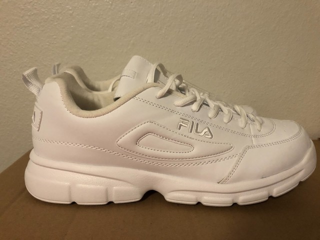 fila disruptor triple white