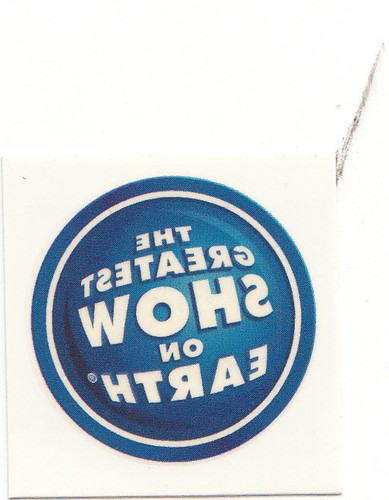 RINGLING BROS BARNUM & BAILEY CIRCUS TEMPORARY TATTOO FROM THE LAST TRAIN