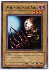 Dark King of the Abyss - LOB-020 - Common - Unlimited Edition x3 - Lightly Playe
