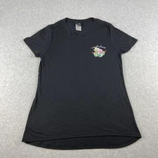 Modern Lux Tshirt Womens Large Black Wanderlust Crew Neck Short Sleeve Basic