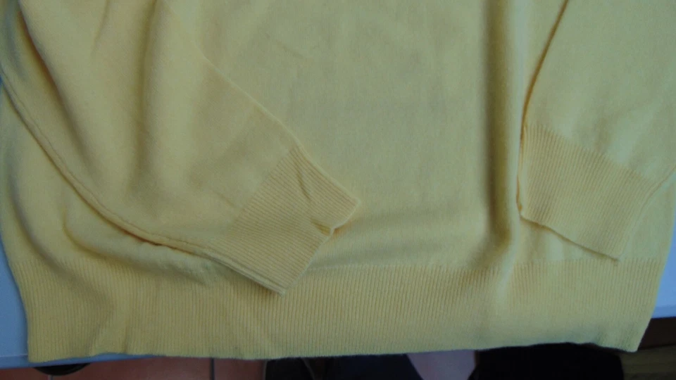 POLO RALPH LAUREN MAGLIONE NUOVO GIALLO LOGO TG L-50 ITALIA 170,00 CARTELLINO - Immagine 3 di 4