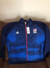 Adidas USA Team Volleyball Warm Up Jacket NWT Size 2XL TALL Womens