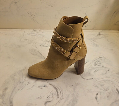 New! See by Chloe 'Leon' Booties Brown Suede Womens Size 10 US 40 Eur. MSRP $495