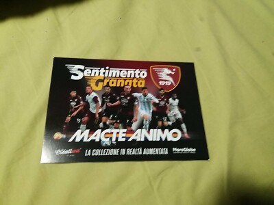 PROMOTION POSTCARD OF SALERNITANA IN SERIES A-SENTIMENT GRENADE-MACTE ANIMO