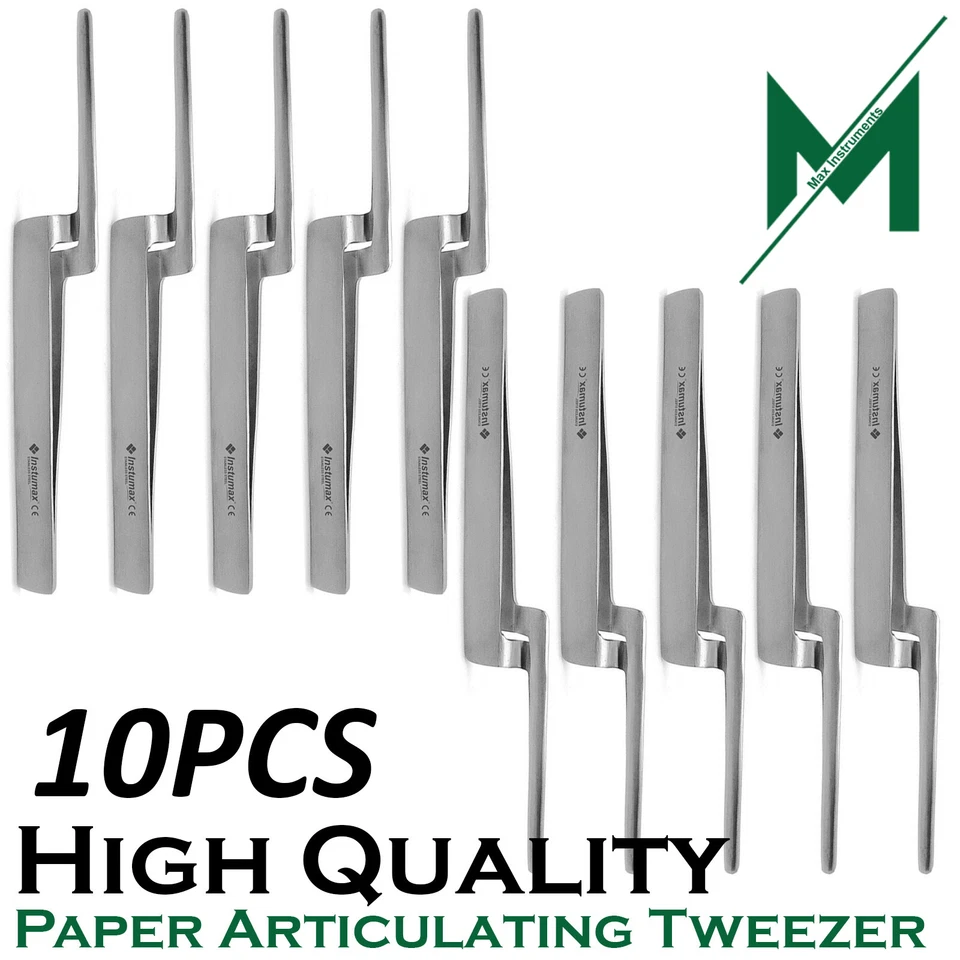 Miller Articulating Paper Forceps Holder Straight Dental Restoration Serrated CE