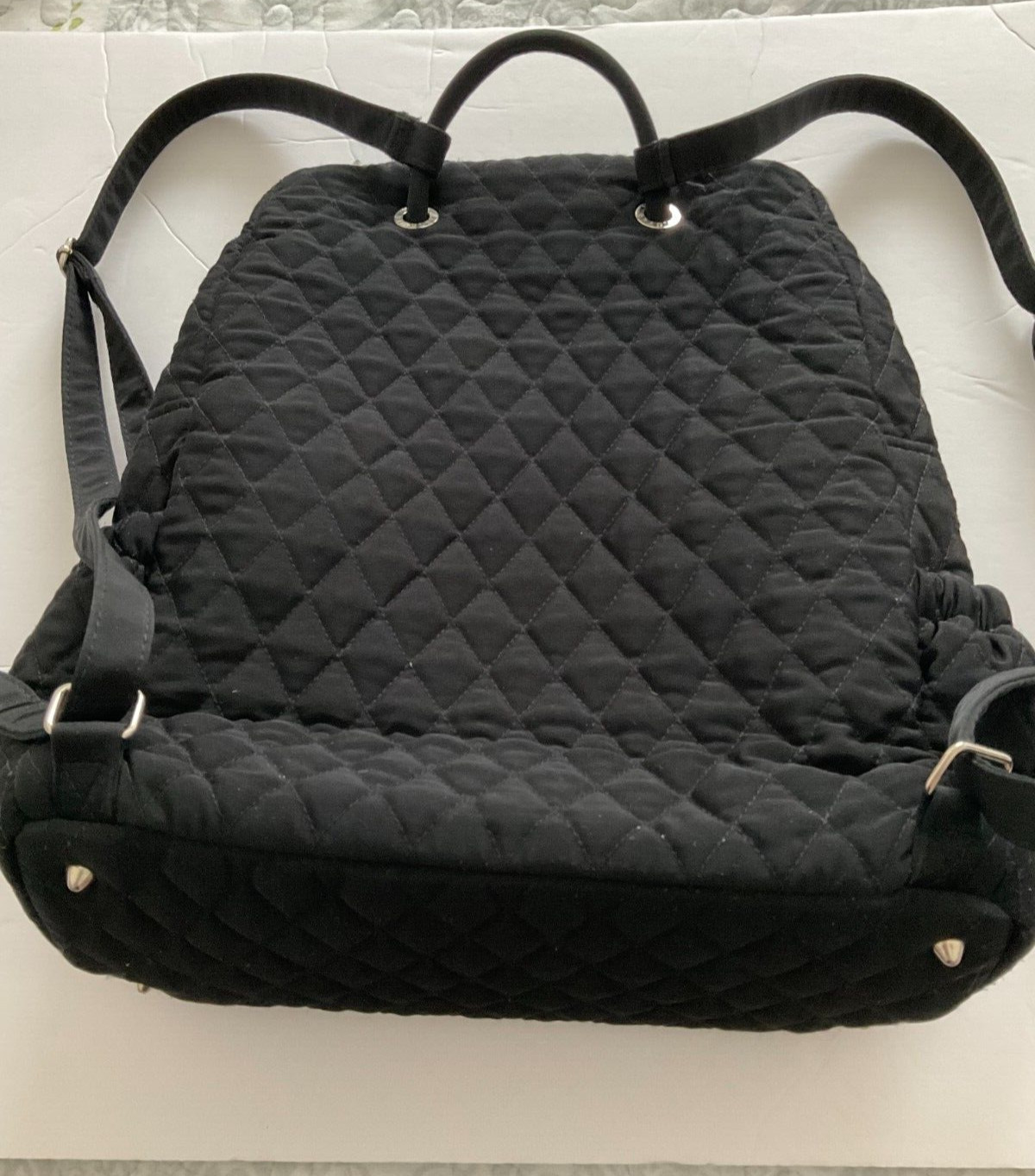 Vera Bradley Ultimate Backpack Solid Black Quilte… - image 4