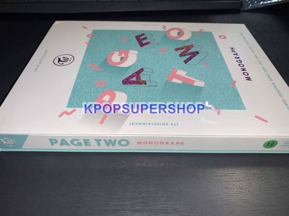 Twice Page Two Monograph Photobook DVD Postcards Photo Good