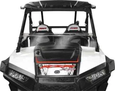 NC Lexan Low Half Windshield Clear Polaris RZR XP 1000 14