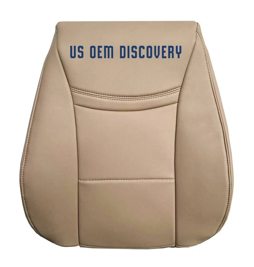 2006-2011 Подходит для BMW 328i 328xi со стороны водителя полный передний кожаный чехол на сиденье желтовато-коричневый - Изображение 3 из 4