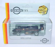 Gama Mini 1:43 OPEL LOTUS General Motors FORMULE 3 RACING CAR Model Car MIB RARE