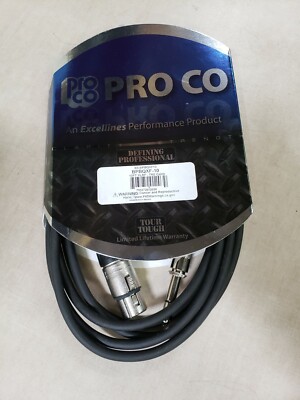 Proco BPBQXF-10 10ft TRS Cable