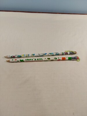 Jumbo 15 Inch Pencils Lot of 2 Ireland Puerto Rico