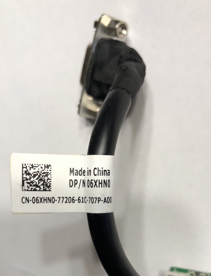 Cavo VGA Originale Dell Per Modelli 3040, 7040, 5040 SFF E T3420 - P/N 06XHN0