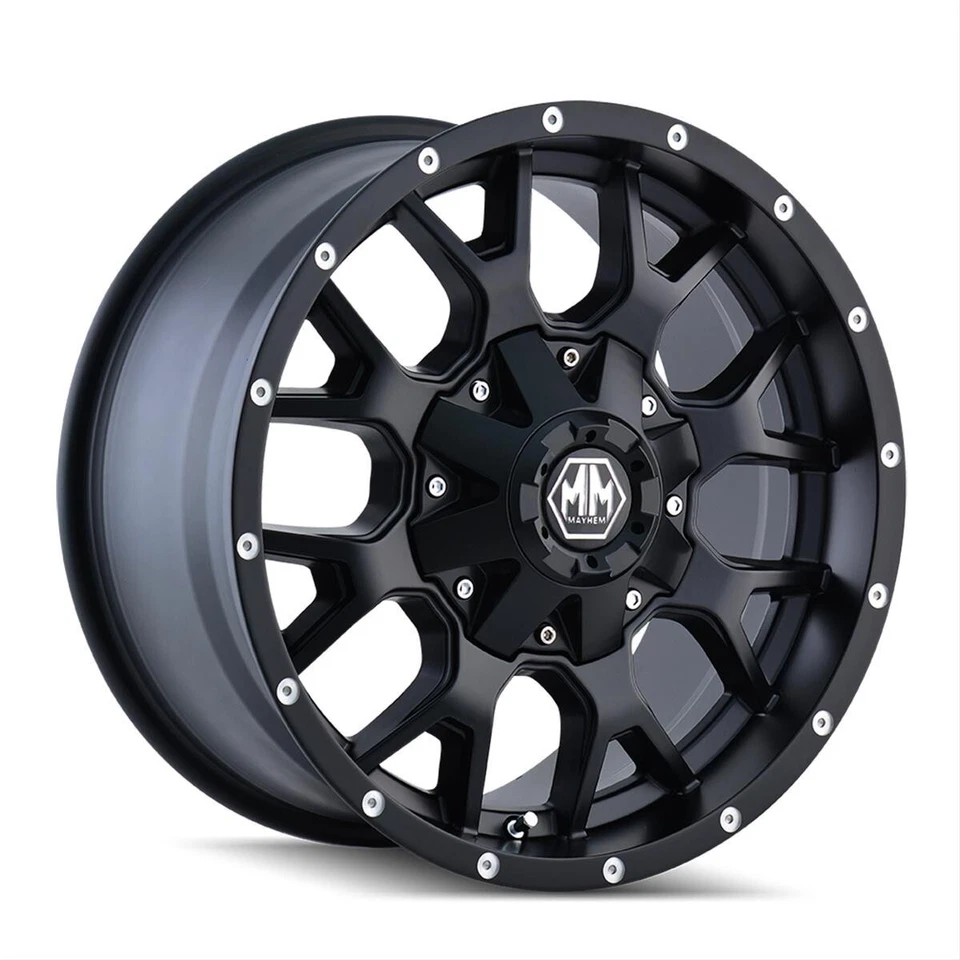 Mayhem 8015-7956MB18 Warrior 8015 Series Matte Black Wheel - Изображение 2 из 3