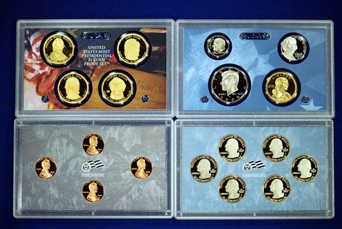 2009 US Mint Clad 18-Coin Proof Set with Original Box & COA, Uncirculated