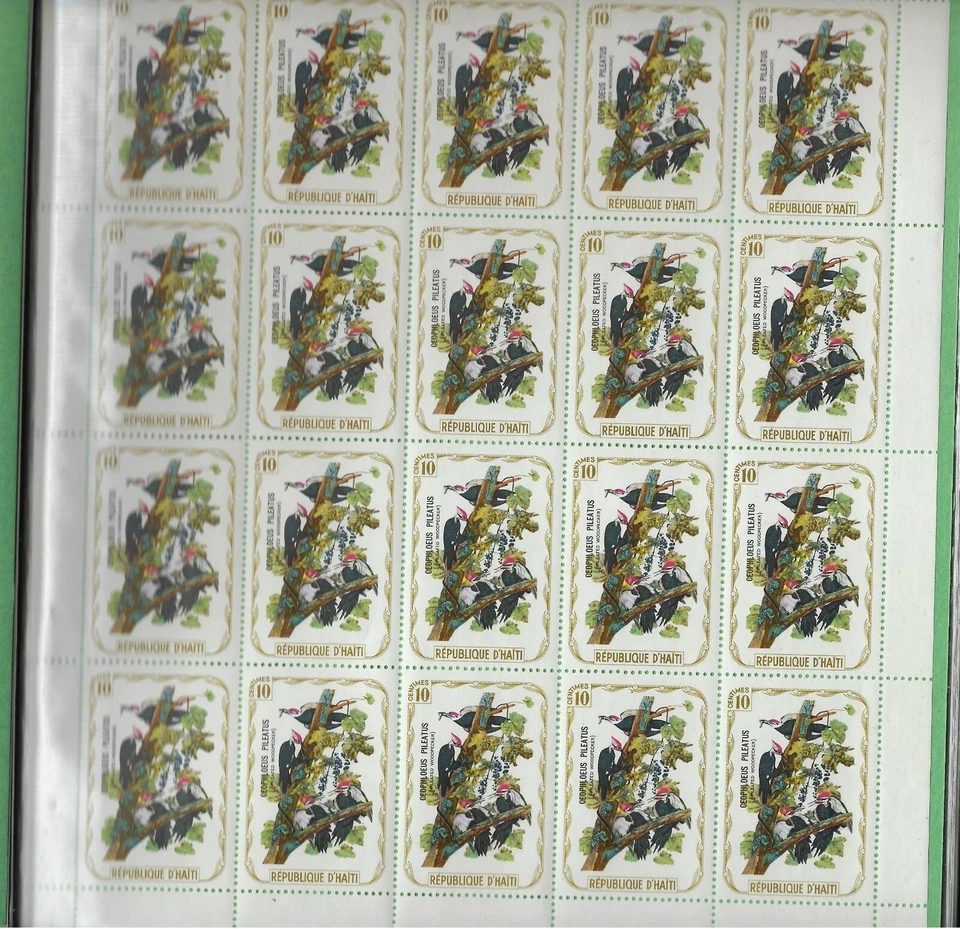 HAITI 1979 AUDUBON BIRDS OF AMERICA A SET OF 15 MINATURE SHEETS ON THE OCCASION - Image 4 of 4
