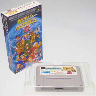 WORLD HEROES 2 Nintendo SFC Super Famicom Japan Import SNES NTSC-J ...